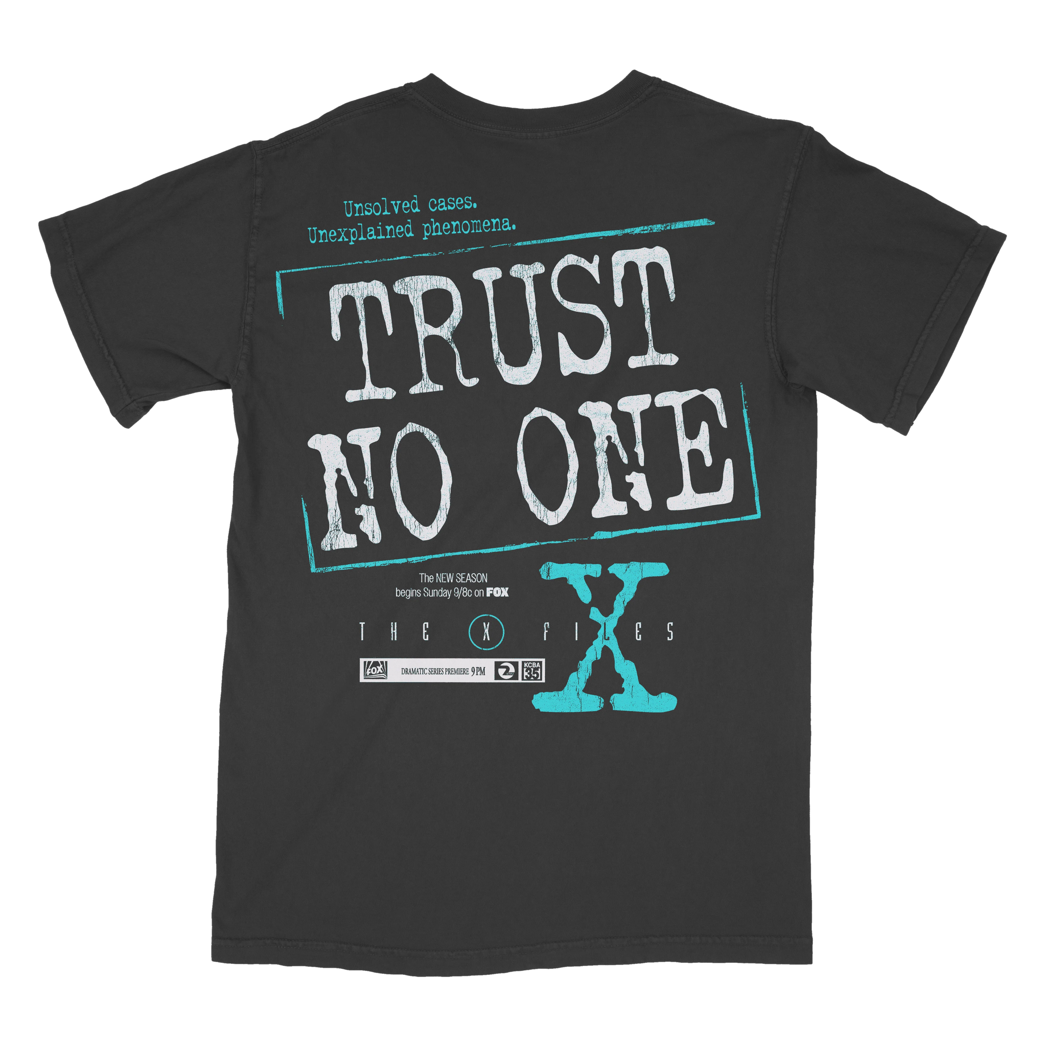 TRUST NO ONE GREY TEE - Image 3